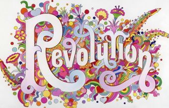 "The Beatles Illustrated Lyrics," "Revolution" 1968 by Alan Aldridge (© Iconic Images)