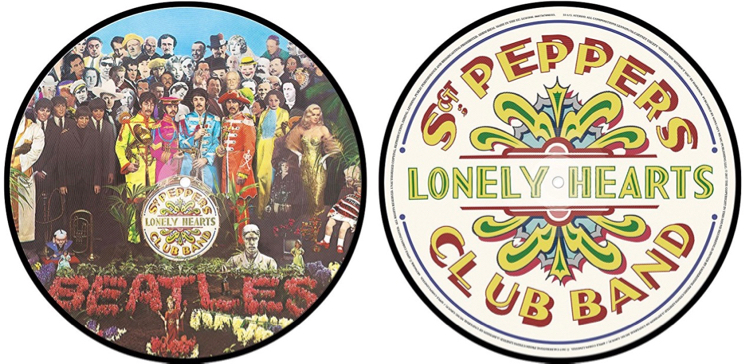Beatles psychedelic picture disc album